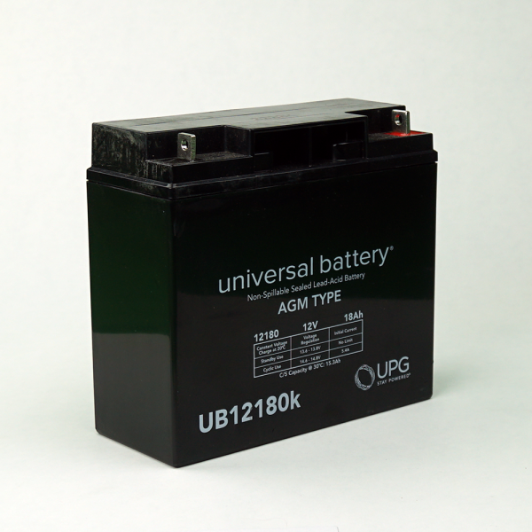 Battery, 12 VDC, 18 Ah Sealed Lead-Acid