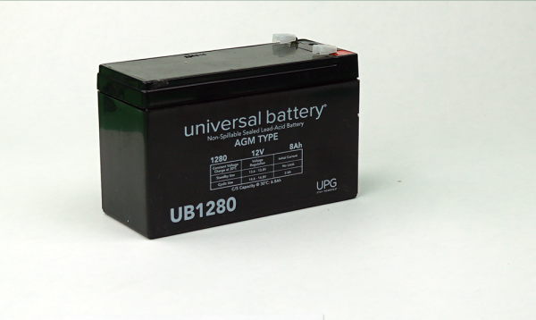 Battery, 12 VDC 8 Ah Sealed Lead-Acid