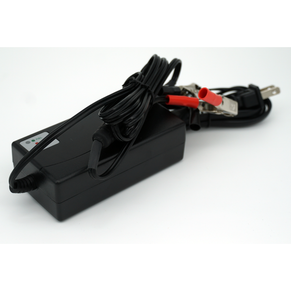 Battery Charger, 12 VDC 1.8 A (High-Output) 2-stage 110-220 VAC Input (Lead Acid Battery)