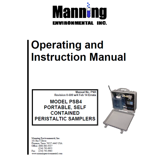 Extra or Replacement Manual for PSB