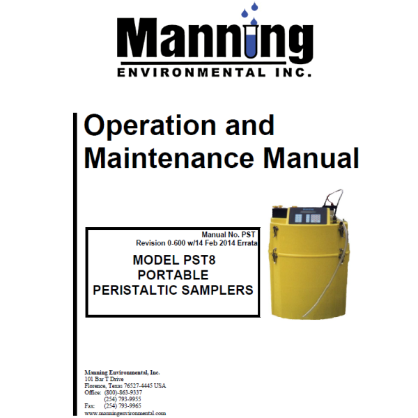 Extra or replacement manual for the PST